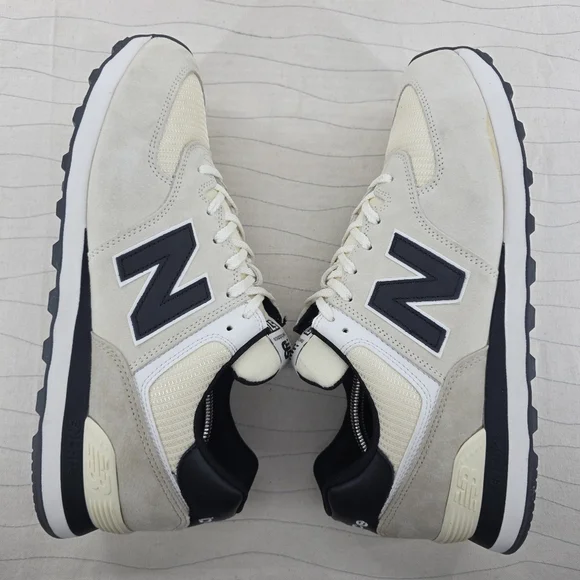 New Balance Mens 574 Macadamia Nut Beige Suede Shoes Sneaker ML574DW Size 13D - Picture 11 of 16